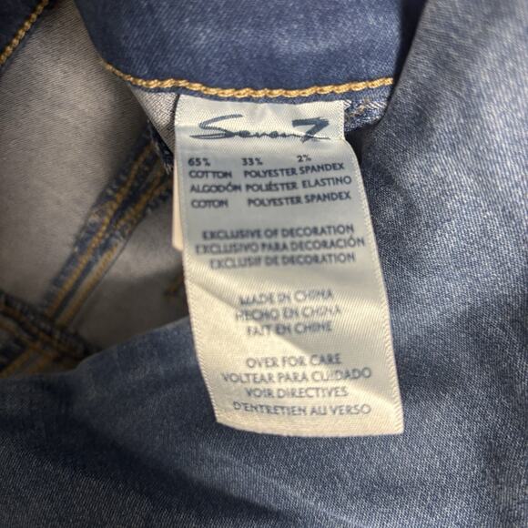 NWT Seven7 Plus High-Rise Tummy Toner Skinny Jean Lunar 16W New Spot - Picture 6 of 9